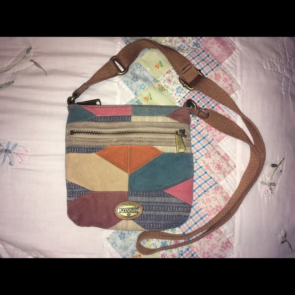 Clearance 🛍 Multicolor fossil crossbody.
